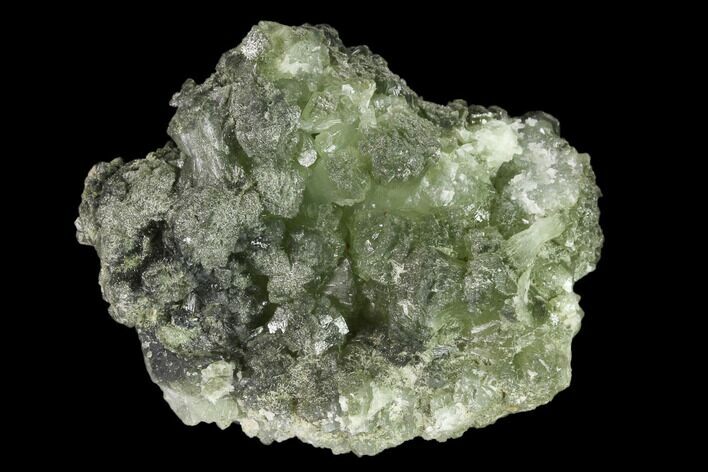 Green Prehnite Crystal Cluster - Morocco #138336